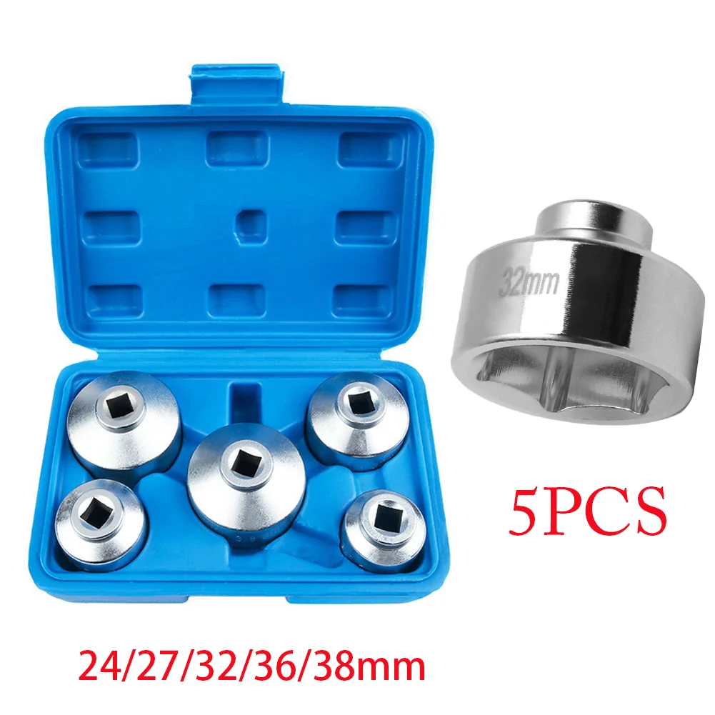 5PCS Oil Filter Cap Wrench Set - Oil Filter Wrench recension och pris