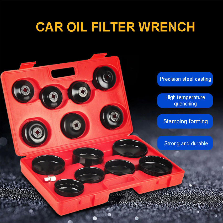 14 Pcs Universal Oil Filter Wr - Oil Filter Wrench recension och pris