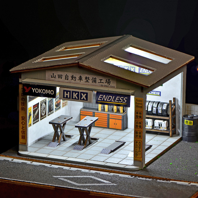 1:64 Scale DIY Auto Repair Sho - Auto Repair Shop In recension och pris