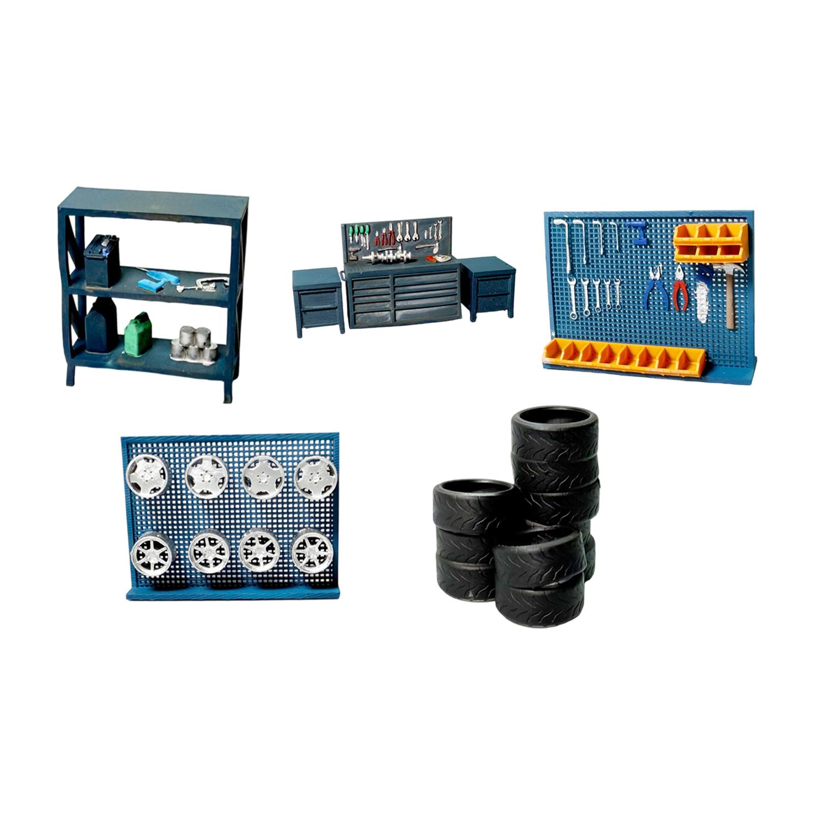 1/64 Diorama Garage Accessory  - Auto Repair Shop Layout recension och pris