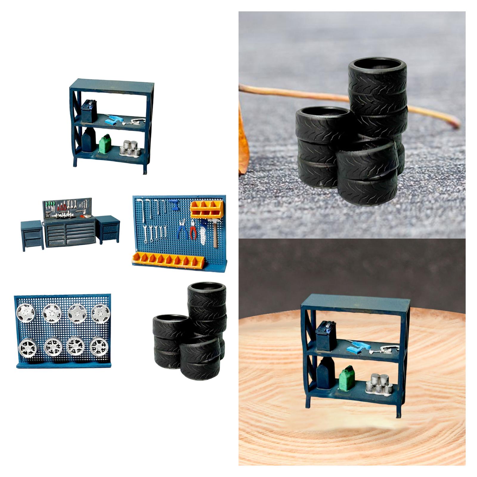 1/64 Diorama Garage Accessory  - Auto Repair Shop Layout recension och pris