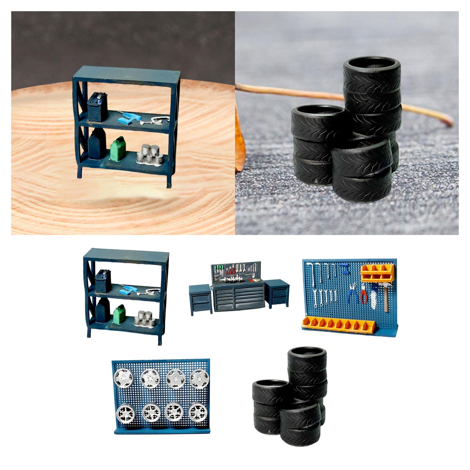 1/64 Diorama Garage Accessory  - Auto Repair Shop Layout recension och pris