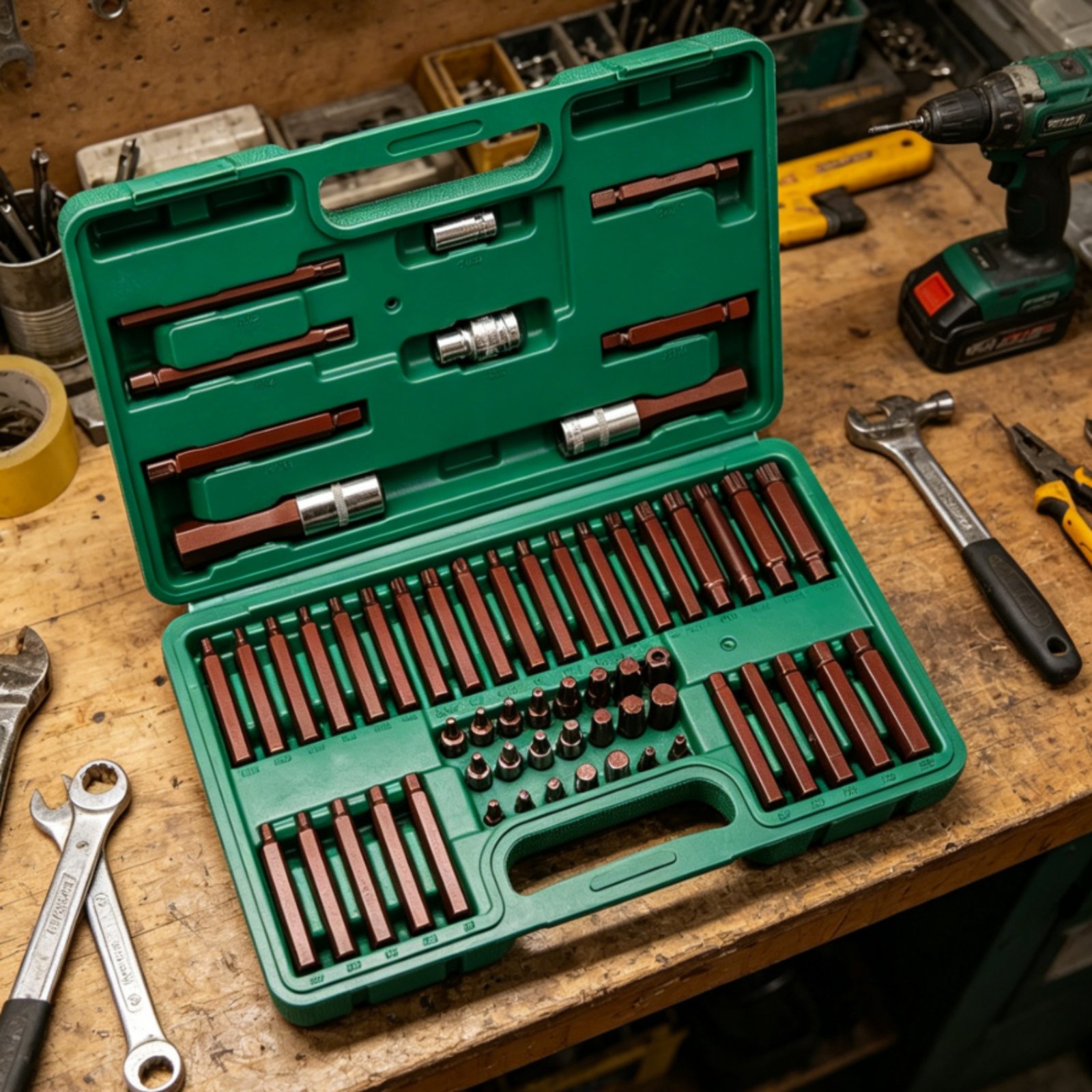 60 Pieces Star Drive Bit Set H - Auto Repair Shop In recension och pris